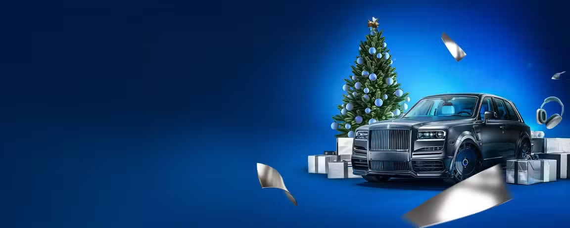 Роскошь подарков ждёт вас: Rolls-Royce MANSORY, 200 000$, продукция Apple и миллионы фриспинов!